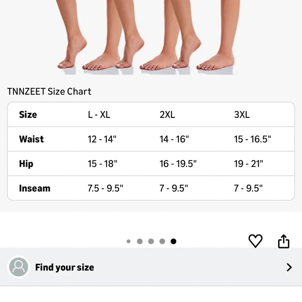 Amazon XXL bike shorts 3 pack - Picture 4 of 5